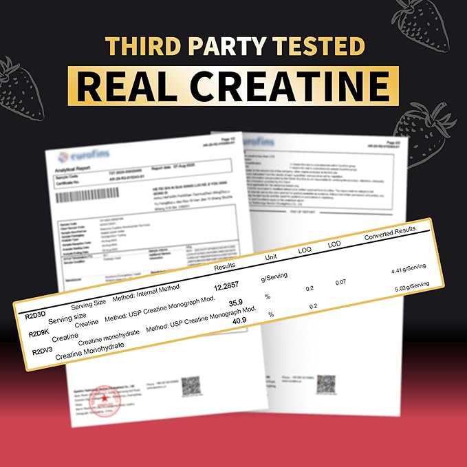 Nutravita Creatine Monohydrate Gummies for Men & Women-5g of Creatine Monohydrate per Serving - Sugar Free,Vegan, Raspberry Flavor, 120 Count