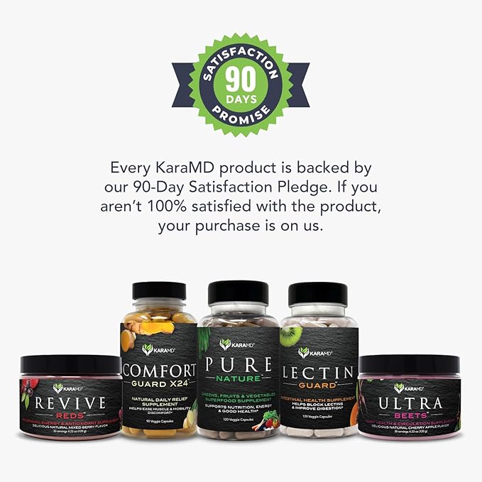 KaraMD UltraBeets | Delicious Beetroot Superfood Powder | Natural Vegan Friendly, Non-GMO & Gluten Free Nitric Oxide Booster Supplement | Supports Circulation & Energy (30 Concentrated Servings)