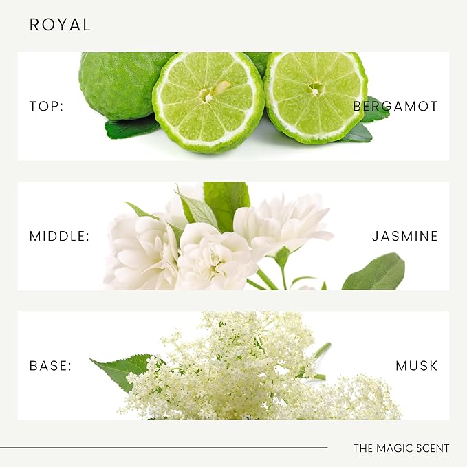 The Magic Scent Royal Hotel Diffuser Oil - Cold-Air & Ultrasonic Scented Oils for Diffuser Inspired by The Ritz Hotel, London - Essential Oils for Diffusers Aromatherapy - 8.5 fl oz, 250 mL