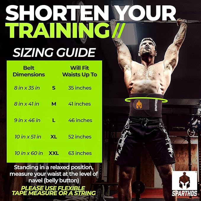 Sparthos Waist Trimmer Belt - Sweat More and Shorten Your Workout Time!