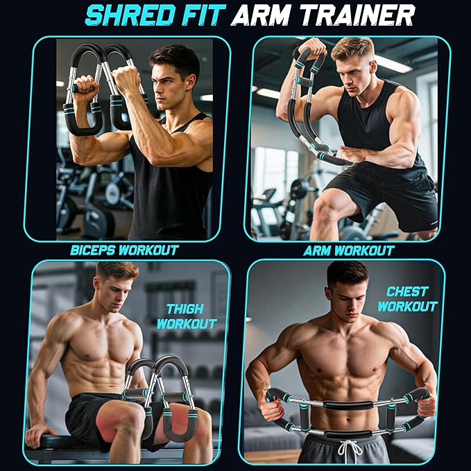 Twister Arm Trainer – Adjustable Forearm Strengthener – Exercise Equipment for Men & Women – Chest Workout Equipment – Portable Spring Resistance – Home Workout Suspension Trainer – 40-90lb
