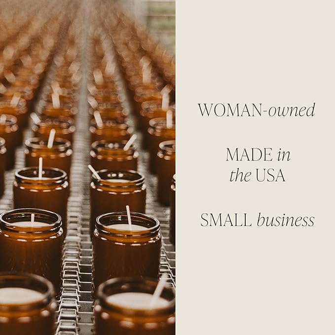 Sweet Water Decor Gingerbread and Spice Soy Candle - Cinnamon, Vanilla, and Gingerbread Scented Candle for Home - Christmas Candle 9oz Clear Jar, 40 Hour Burn Time, Made in The USA