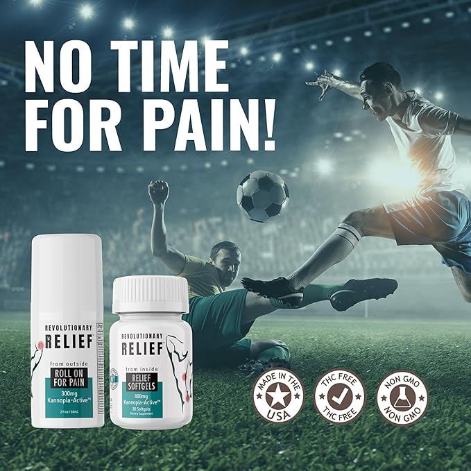 Instant Pain Relief Roll-On with 4% Lidocaine・230400mg Hemp Extract (=300mg KannopiaActive)・Post Surgery & Injury Support・Arnica・Doctor Recommended for Nerve・Joint・Sciatic Health・Free Sample* (2Pack)