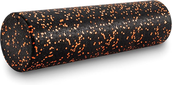 ProsourceFit High Density Foam Rollers 12 - inches Long, Firm Full Body Athletic Massage Tool for Back Stretching, Yoga, Pilates, Post Workout Muscle Recuperation