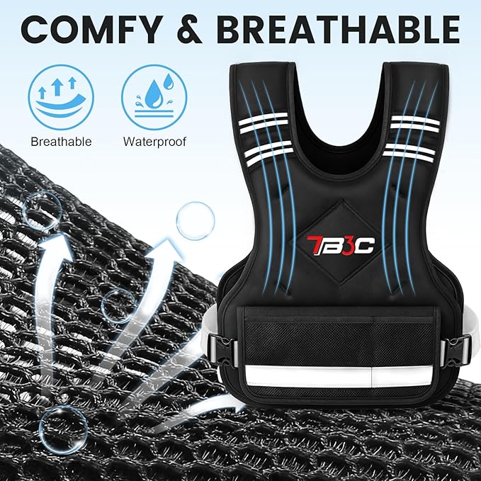 Adjustable Weighted Vest for Men and Women,04-10lb/11-20lb/20-32lb Vest with 6 Ironsand Weights for Strength Training,Body Weight Vest Exercise Set for Running, Walking and Home Workouts
