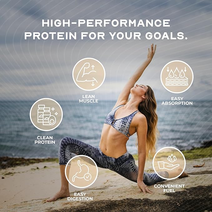 Muscle Feast Grass-Fed Whey Protein Isolate, All Natural Hormone Free Pasture Raised, Whey Isolate Protein Powder for Men and Women, Clean, Gluten-Free, Delicious Isolate Protein - Vanilla, 1lb