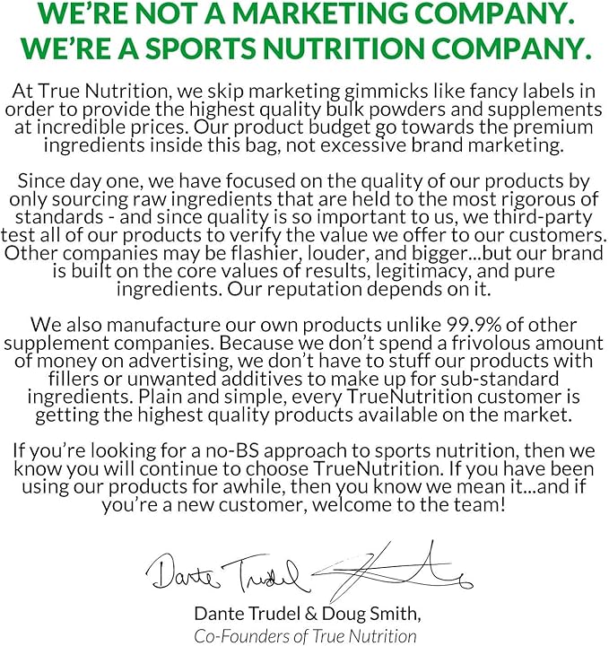 True Nutrition - Hydrolyzed Collagen Powder from Grass Fed Beef - Paleo Friendly, Gluten, Soy, and Dairy Free, Non-GMO, Grass Fed Collagen Peptides Powder - Unflavored - 1LB