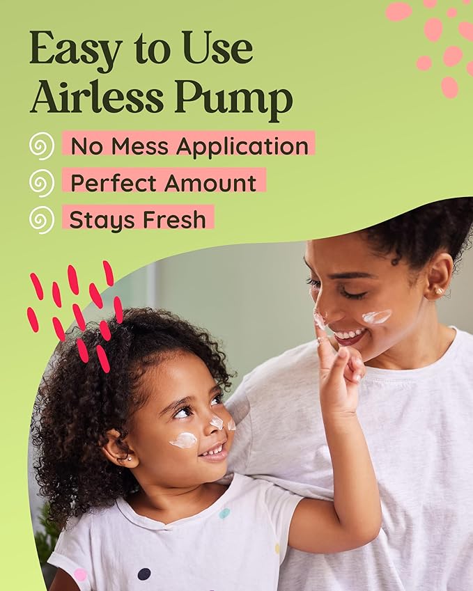 Kids Face Lotion with Shea Butter, Aloe Vera & Jojoba – Gentle, Hydrating Moisturizer for Girls & Boys Ages 8-12 – Lightweight, Fast-Absorbing Daily Face Cream for Sensitive Skin (Watermelon)