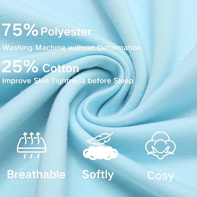 Deyeek 5.5 Inch Mens Pajama Shorts Sleep Cotton Lounge PJ Lightweight Elastic Waist Drawstring Nightwear Bottom with Pockets