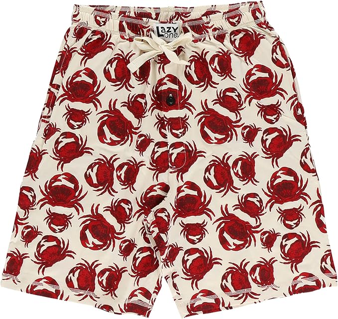 Lazy One Pajama Shorts for Men, Men's Pajama Bottoms, Sleepwear