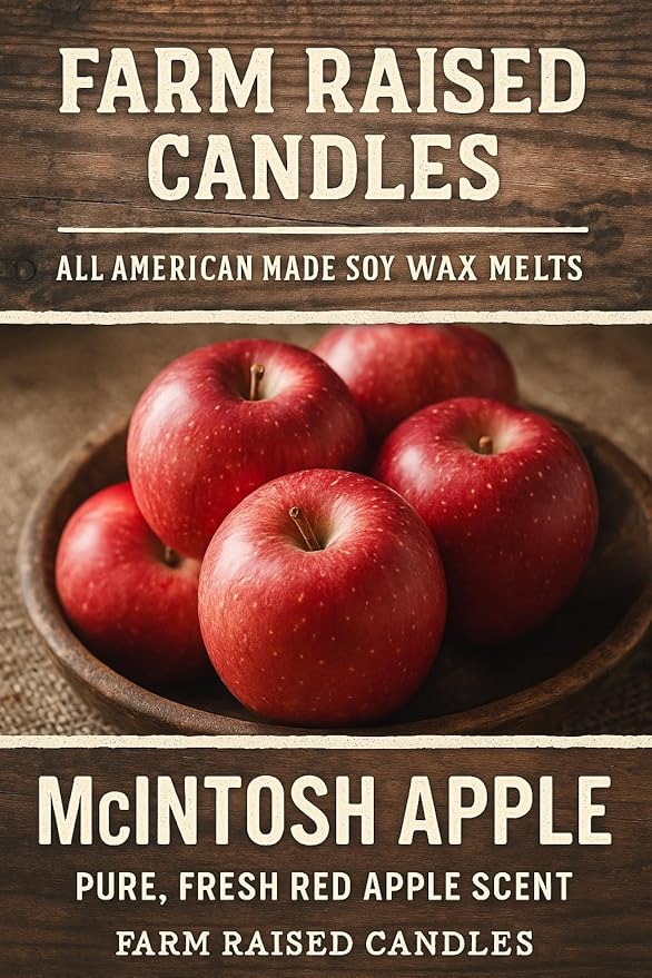 Farm Raised Candles – Fall Wax Melts Variety 1 LB Bundle (5 Packs, 16 oz) – Hand-Poured Soy Wax Cubes – Apple, Cinnamon, Pumpkin, Pecan Waffles – Fresh from The Farm Soy Wax Melts