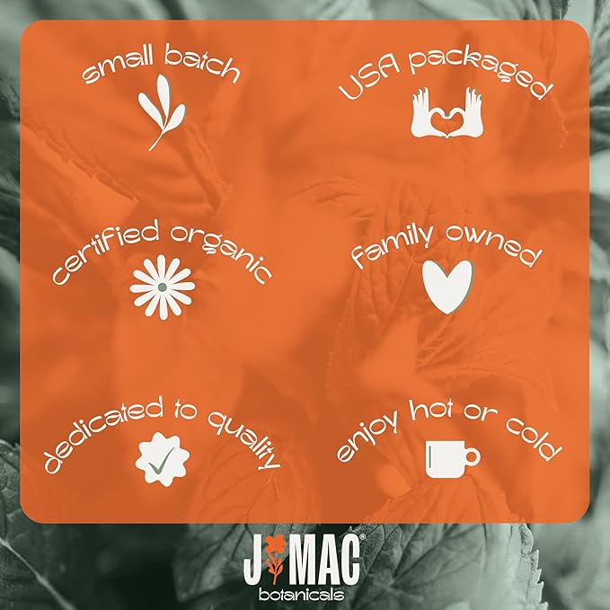 J Mac Botanicals, Organic St John's Wort herb (4 oz) loose leaf St. Johns Wort tea