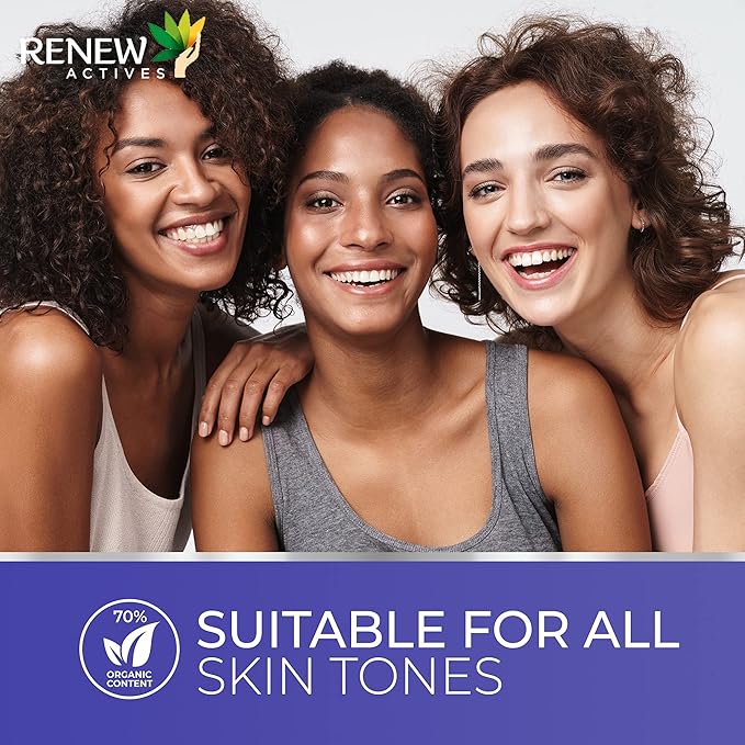 RENEW ACTIVES Retinol Facial Serum with Hyaluronic Acid & Vitamin C – Hydrating & Nourishing Formula for Youthful Skin – Reduces Fine Lines & Wrinkles – For All Skin Types – Made in Canada – 30ml