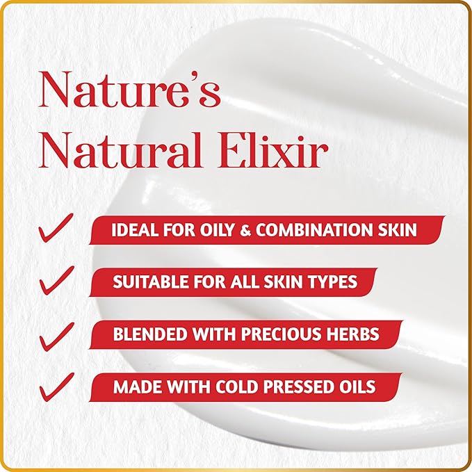 ROOTS AND HERBS Ayurvedic Skin Nectar Natural Treatment 100% For Hydrated and Glowing Skin Vegan Fenugreek Skin Food Serum and Moisturiser for Face and Neck, 1.01oz