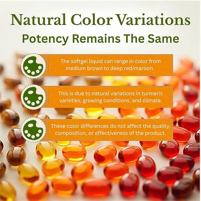 A1Vitality Turmeric Curcumin NovaSOL 1000mg - Nature's Joint Support Supplements - 185x Bioavailable Than Standard Curcumin - Natural Softgels