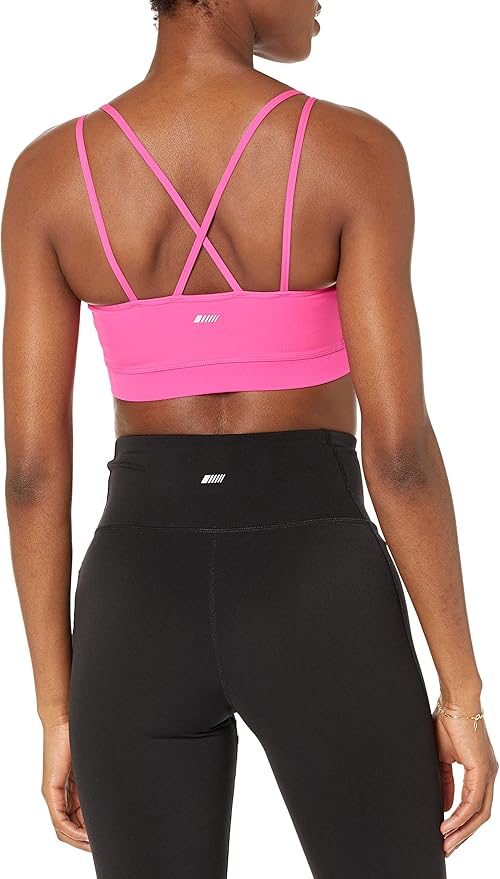 Amazon Essentials Womens Active Sculpt Light Support Strappy Back Sports Bra