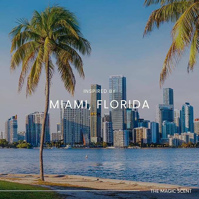 The Magic Scent Aqua di Miami Diffuser Oil - Hotel & Home Luxury Scents - Diffuser Oil Scents for Home Designed for Use in All Diffusers - 8.5 fl oz, 250 mL