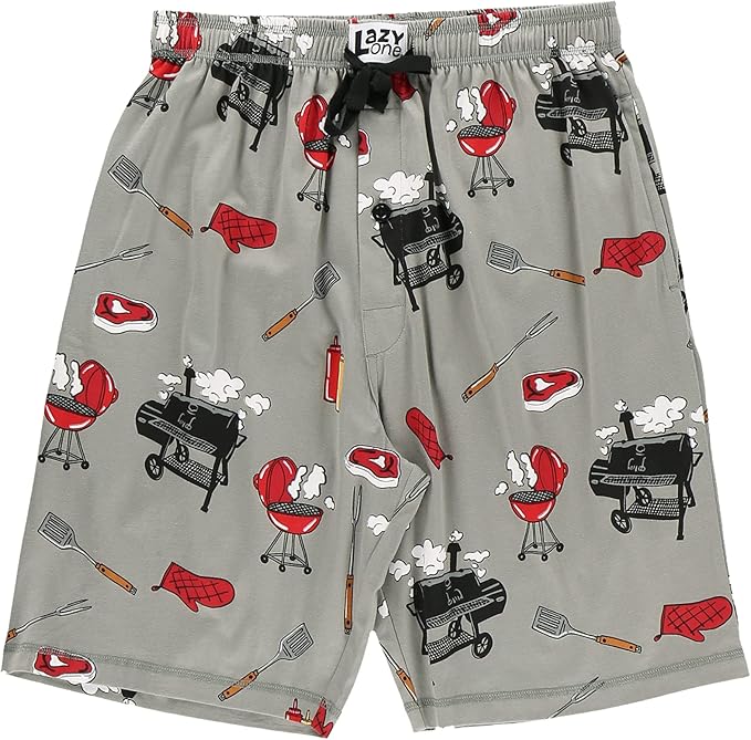 Lazy One Pajama Shorts for Men, Men's Pajama Bottoms, Sleepwear