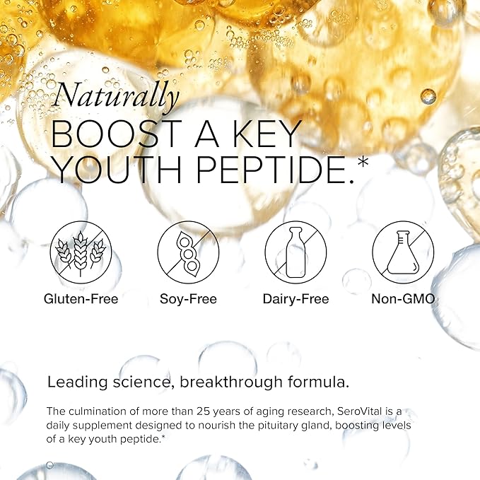 Serovital Advanced for Women - Anti-Aging Supplement for Women - Skin Benefits, Energy, and Sleep - 30 Day Supply