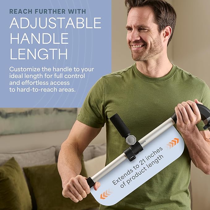 LifePro Massage Gun & Holder (Sold Separately) – Percussion Muscle Massager for Athletes with 8 Heads & 6 Speeds – Deep Tissue Back Muscle Extender for Recovery
