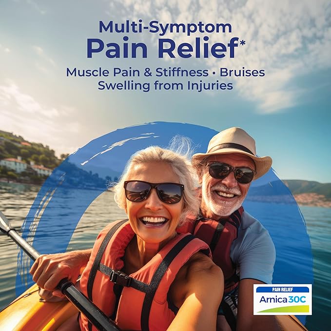 Boiron Arnicare Gel for Relief of Joint Pain, Muscle Pain, Muscle Soreness, and Swelling from Bruises or Injury - Non-greasy and Fragrance-Free - 2.6 oz