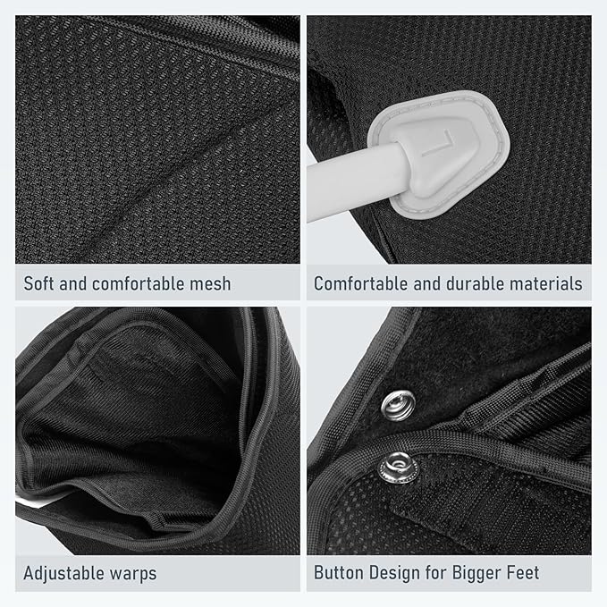 QUINEAR Leg Massager with Heat and Air Compression,Foot and Calf Massager for Circulation and Pain,Compression Boots with 3modes and 3 Intensities,Gift for Dad Mom