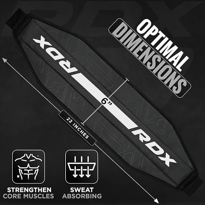 RDX AB Straps for Pull Up Bar Hanging (Pair), Maya Hide Leather, Abdominal Muscle Building Padded Arm Support Slings with D-Ring Strap, Leg Raise Exercise Fitness Workout Strength Training, Men Women