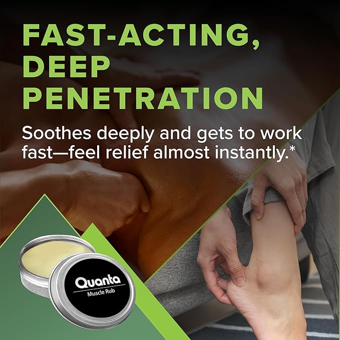 Intensive Sore Joint & Muscle Balm - Deeply Penetrating Joint and Muscle Rub with Enhanced Absorption Arnica and Hemp Extracts plus Ginger Turmeric & Lavender - Fast Acting Non-Greasy Formula - 2oz