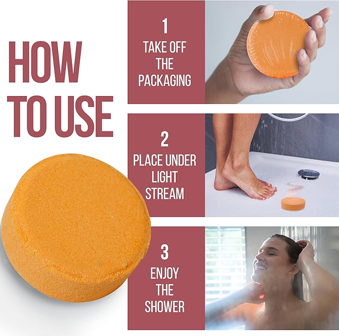 Anovina Shower Steamers Aromatherapy Gift Box Made in USA Self Care Gifts for Women and Men - All Natural Shower Bombs - Shower Tablets Made with Essential Oils