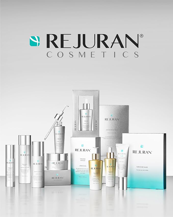 REJURAN® Turnover Mask, c-PDRN® (5ea) – Original Salmon DNA for Firming, Hydration, Repairing & Revitalizing. Achieve Youthful, Radiant Skin. Korean Skincare. Ultra Microfiber Sheet Mask