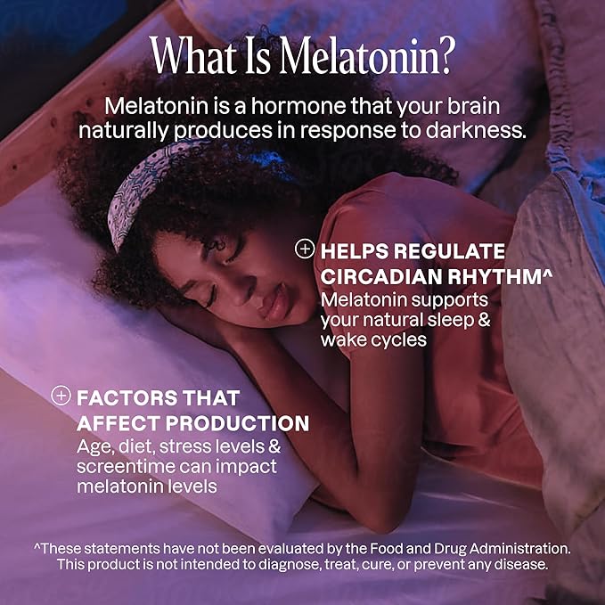 Cliganic Melatonin Gummies (10 mg, 60-Day Supply) - Adult Sleep Aid, Berry Flavor, Vegan, Non-GMO, Kosher, Gluten-Free Supplement, Helps Regulate Circadian Rhythm & Promotes Peaceful Nights