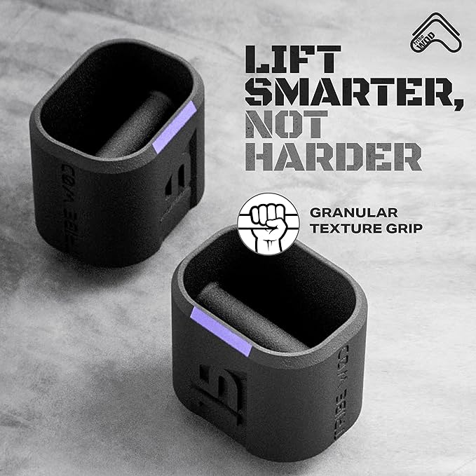 35lb Hybrid Dumbbell for Cross Training - Tribe WOD Dark Elf Weights - Ergonomic Stainless Steel Workout Equipment for Strength, Mobility and Cardio Fitness