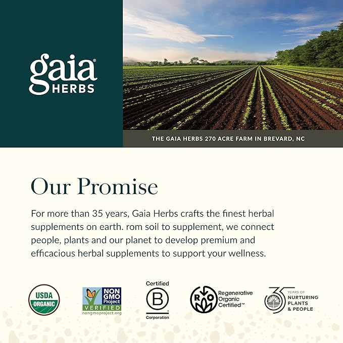 Gaia Herbs Ashwagandha Root - Stress Relief & Sleep Support Supplement - Supports Balanced Energy Levels & Positive Outlook* - 60 Vegan Liquid Phyto Capsules (30-Day Supply)