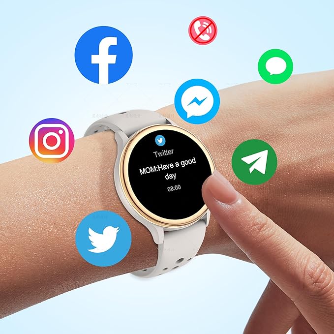 KEEPONFIT Smart Watches for Women, Fitness Tracker with Heart Rate & SpO2 Monitor, IP67 Waterproof Activity Tracker for Men & Women, Smart Sports Watch for Android & iOS (Purple)