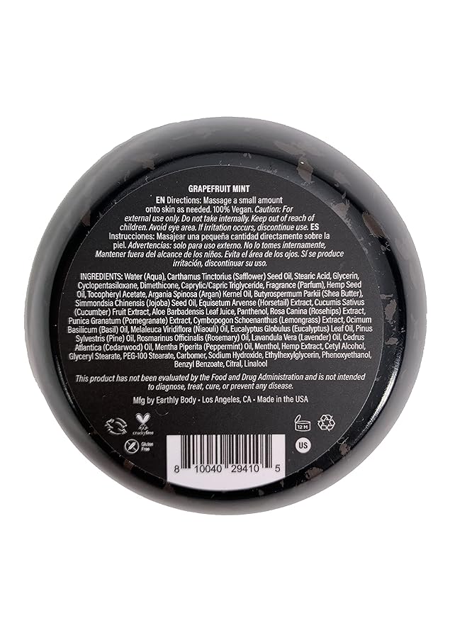 Premium Hemp Extract Daily Ultimate Strength Intensive Cream - Muscle, Knee, Joints, Back, Neck and Shoulder Rub - Organic Ingredients, Topical Lotion with Essential Oils - Grapefruit Mint, Single 5oz