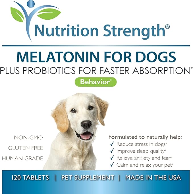 Melatonin for Dogs, 120 Chewable Tablets