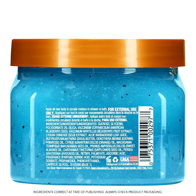 Tree Hut Sugared FantasyShea Sugar Scrub, Exfoliating, Hydrating & Moisturizing Body Scrub with Shea Butter & Nourishing Essential Oils, Smooth & Soften Skin, 18 oz