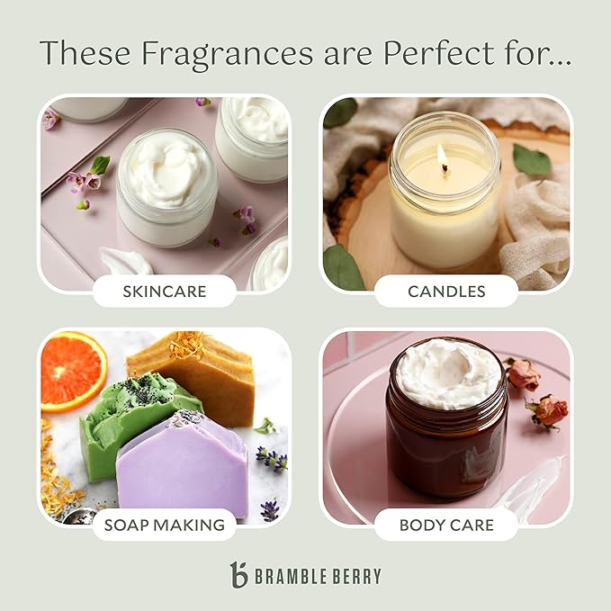 Bramble Berry Christmas Spice Fragrance Oil 2 oz | Warm Holiday Scent for Soap Making, Candles, Lotion, Bath Bombs & Perfume | Skin Safe, Vegan, Paraben & Phthalate Free