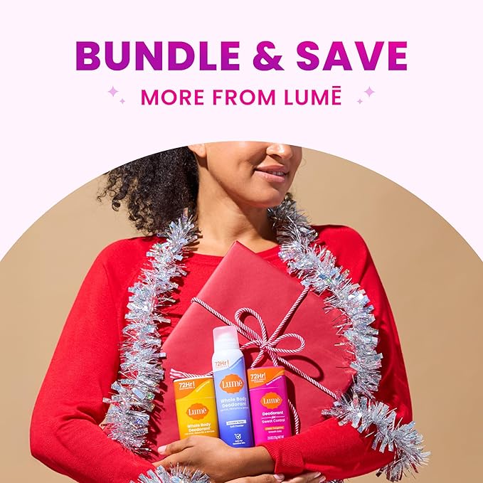 Lume Whole Body Deodorant - Invisible Cream Stick - 72 Hour Odor Control - Aluminum Free, Baking Soda Free, Skin Safe - 2.2 Ounce (Pack of 2) (Fresh Alpine)