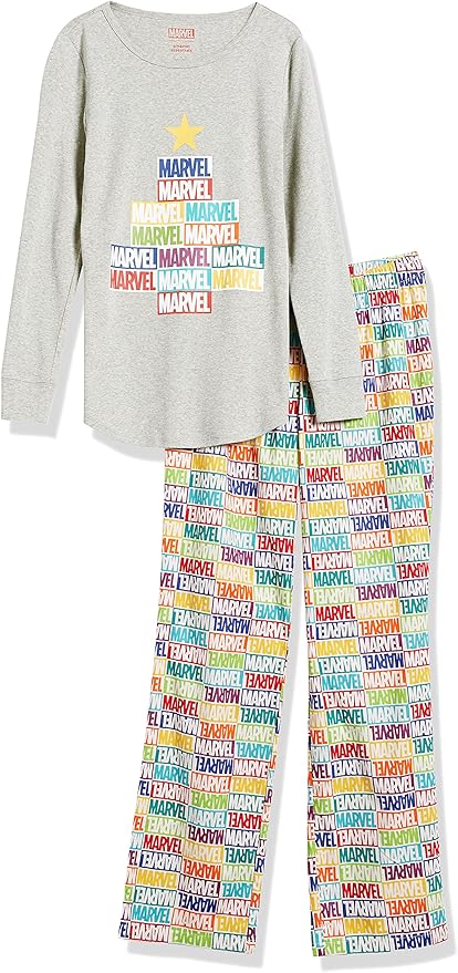 Amazon Essentials Disney | Marvel | Star Wars Women's Flannel Pajama Sleep Sets