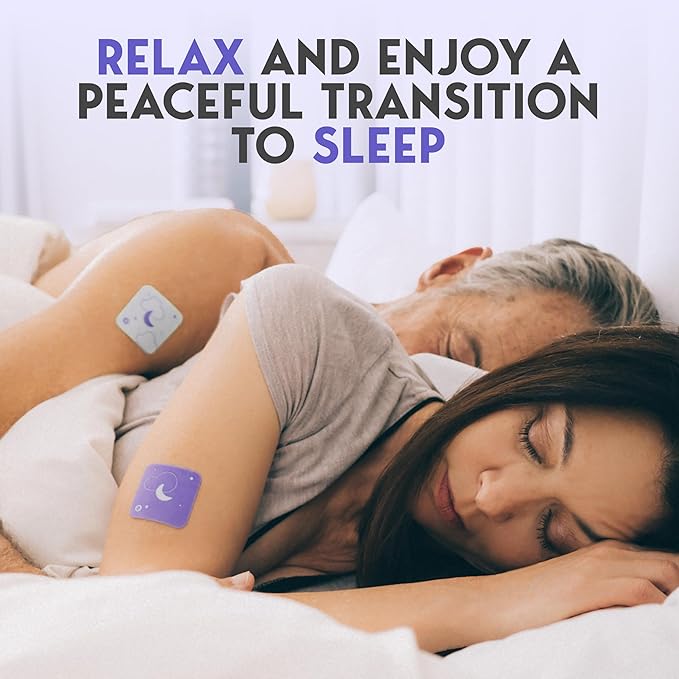 Klova ZSleep Patches for Adults | Natural Sleep Aid with Melatonin, Ashwagandha, Valerian, GABA & L-Theanine | Fall Asleep Faster, Stay Asleep Longer & Wake Up Refreshed | 28 Sleep Patches