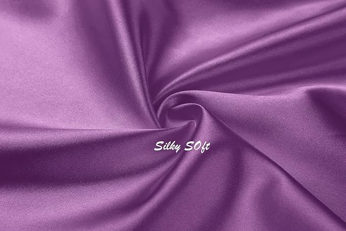 Women's Pure Short Silky Robes Bridesmaid Bride Party Satin Robes Sleepwear