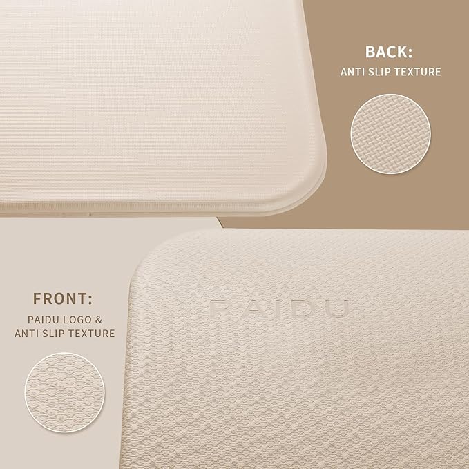 Foldable Yoga Mat - 10mm Extra Thick, 75"26" Non-Slip Exercise Fitness Mat | SGS Eco-Certified, Portable for Yoga/Pilates/Studio/Home Workout