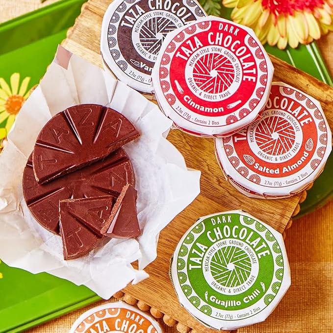 Taza Chocolate Organic Mexicano Disc 50% Dark Chocolate, Cinnamon, 2.7 Ounce (12 Count), Vegan