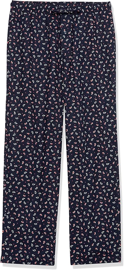 Amazon Essentials Mens Straight-Fit Woven Pajama Pant with Pockets