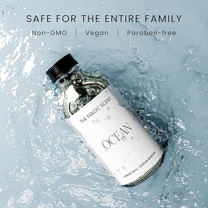 The Magic Scent Ocean Diffuser Oil - Hotel & Home Luxury Scents Inspired by Bali Resort - Oil Scents for Home Designed for Use in All Diffusers - 16.9 fl oz, 500 mL