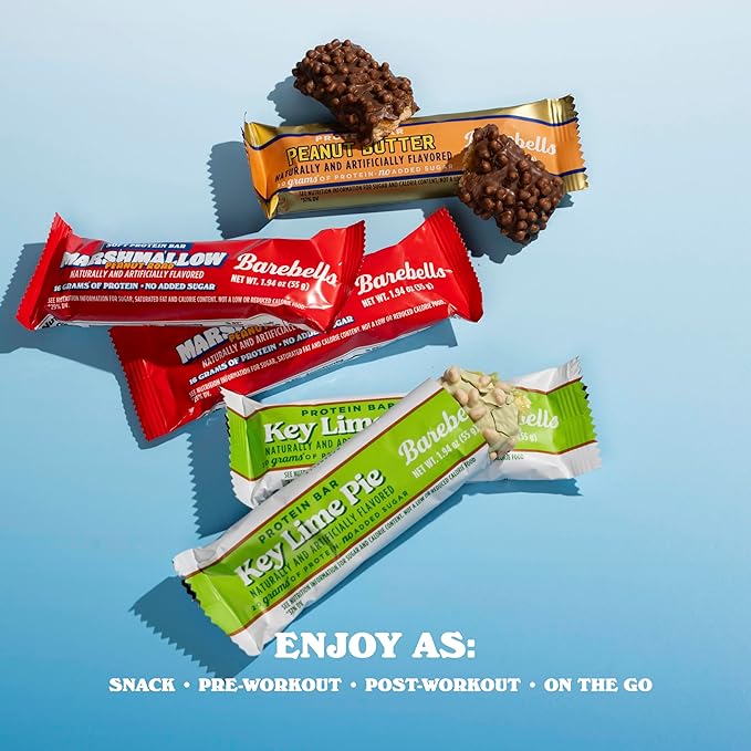 Barebells New On The Block Bundle (3 Mix Pack) – 36 Total Bars, High Protein Snacks, with 16g and 20g Protein & No Added Sugar – On-the-Go Breakfast or Post-Workout Treat