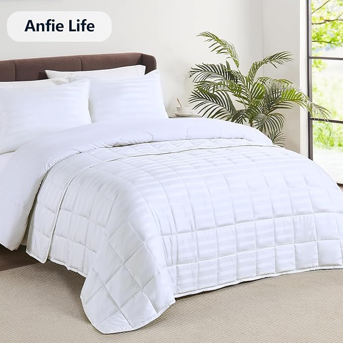 Weighted Blanket Kids (36"x48" 5lbs),Ultra Soft and Cozy Cooling Weighted Blanket Kids,Heavy Blanket with Machine Washable Soft Blanket, Ivory