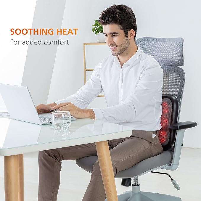 Snailax Shiatsu Foot Massager with Heat, Heated Electric Kneading Foot Massager Machine for Plantar Fasciitis, Removable Cover, Foot Warmer
