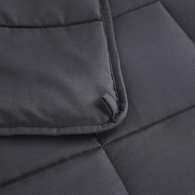 L'AGRATY Weighted Blanket - 36"x48" 5lbs Microfiber Material with Glass Beads Small Blanket for All-Season Summer Fall Winter Soft Thick
